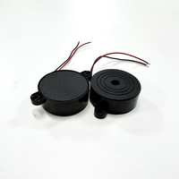 Buzzer piézoélectrique rond 2,9 kHz 30 dB sans plomb pré-câblé à faible niveau sonore pour instruments et dispositifs de contrôle industriel