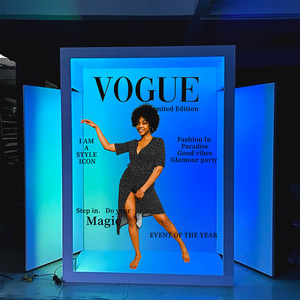 La plus nouvelle boîte à fleurs Vogue Vogue avec accessoires gratuits Type de boîte photomaton avec ballons - Product Image 2