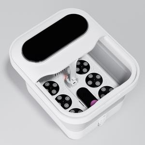 Regalo de Navidad, Bañera de Hidromasaje Eléctrica para Pies de Uso Doméstico con Funciones de Relajación con Burbujas, Control de Tiempo y Plegado - Product Image 5