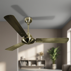 Ventilador de Techo Metálico Eléctrico con Control Mecánico, 3 Aspas de 1200 mm, Resistente al Óxido, Potente Flujo de Aire, Plegable, para Uso Doméstico y en Hoteles - Product Image 2