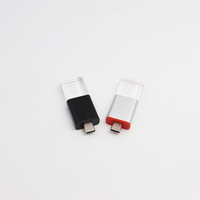 Nouvelle clé USB TYPE-C LED en métal clé USB personnalisée clé USB 64 Go clé USB 256 Go 32 Go 16 Go 8 Go clé USB disque Flash