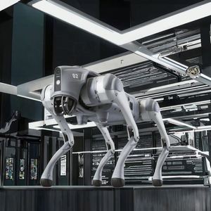 Robot chien Unitree Go2 Pro - Robot quadrupède de divertissement avec télécommande et commande vocale, costume de dinosaure personnalisable - Product Image 1