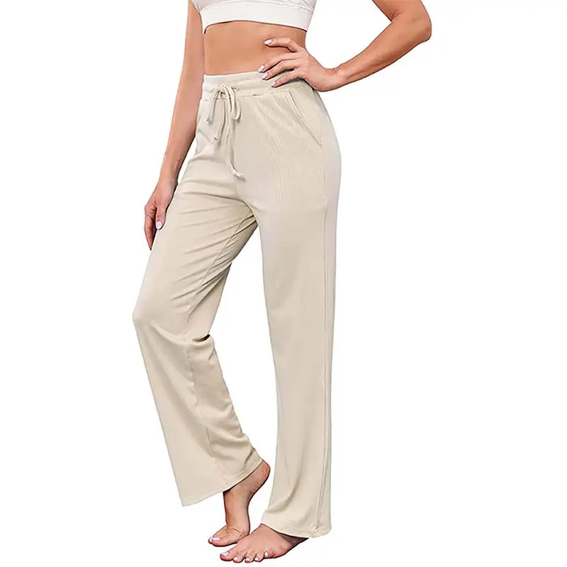 Hochwertige Anpassung Frauen Ath leisure Silver Fox Wolle Knöchel lange Jogger hose