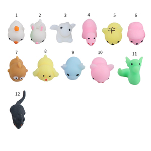 โมจิขนาดเล็กน่ารัก 8g-10g ของเล่นบีบอัดรูปสัตว์นุ่มนิ่ม แก้เครียด ขายดีสำหรับเด็กผู้ชาย ผลิตในเจ้อเจียง - Product Image 6