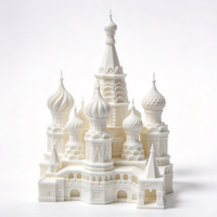 Prototype de bâtiment imprimé en 3D sur mesure, modèle architectural de maison et d'église pour souvenir, éducation, décoration intérieure et ornement artistique