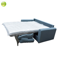 Reddeboo sofá cama extraíble de tela azul moderno ahorra espacio sala de estar muebles de dormitorio sofá cama futón plegable con colchón 2701