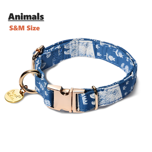 Collar de perro de algodón personalizado suave de lujo cómodo elegante moderno diseño elegante accesorio duradero para mascotas ODM/OEM opciones al por mayor - Product Image 2