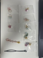 Dreadlocks style européen et américain, dreadlocks décontractées à motif papillon, bijoux de perruque dorés, kit spirale papillon 9 pièces