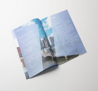 Brochure de marque personnalisée impression de livret impression de reliure parfaite impression offset sur papier d'art ou papier couché catalogue livre