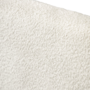 <b>Queen</b> <b>Size</b> Soft <b>Bed</b> Adjustable Convertible White Boucle Upholstered Wingback Headboard Modern Bedroom Furniture - Product Image 4