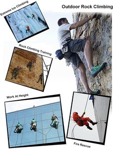 Cuerda de escalada de poliéster portátil Arborist <span class=keywords><strong>Descender</strong></span> 6mm Cuerdas estáticas duraderas Equipo para deportes al aire libre Cremallera - Product Image 6