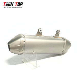Échappement Slip-On TEENTOP Factory 4 temps pour <span class=keywords><strong>KTM</strong></span> 250/<span class=keywords><strong>350</strong></span>/450/500 EXC-F/FE350/FE501 en acier inoxydable sans DB Killer 50,5 mm - Product Image 4