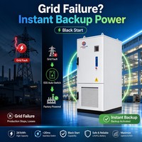 Batterie lithium haute tension à refroidissement liquide BESS 832V 166.4V 314Ah 261kWh 100kW 125kW avec armoire d'onduleur hybride et stockage CE