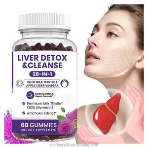 Gummies au vinaigre de cidre de pomme, Gummies détoxifiantes pour le <span class=keywords><strong>foie</strong></span> avec chardon-Marie, Soutien détoxifiant et nettoyant 28-en-1 pour un <span class=keywords><strong>foie</strong></span> sain - Product Image 4