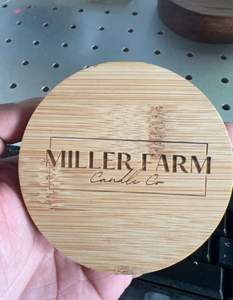 อุปกรณ์ทำเทียน DIY ขายส่ง ขวดแก้วใส/ขวดแก้วฝ้า ขนาด 125 มล. 215 มล. 315 มล. พร้อมฝาไม้ไผ่ - Product Image 6