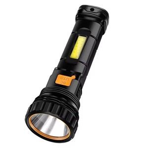 Led năng lượng mặt trời <span class=keywords><strong>USB</strong></span> sạc Torch Đèn pin không thấm nước siêu sáng ngọn đuốc chiến thuật ngoài trời xách tay LED ngân hàng điện cắm trại ánh sáng - Product Image 3