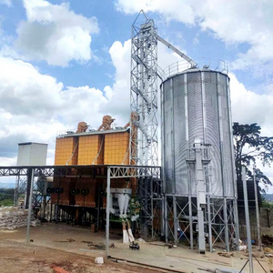 Silo en acier galvanisé ondulé à assemblage par boulons pour céréales et riz en vrac, capacité 300T, durée de vie 25-30 ans, pour stockage de soja, SolisFer, prix usine - Product Image 1