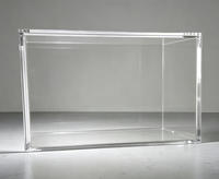 Boîte de présentation transparente magnétique écologique personnalisée en acrylique, boîte dorée du 25e anniversaire de la marque XC (japonaise)