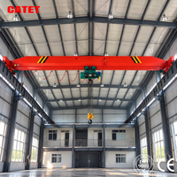 Grue à suspension sur rail unique CATET de type Lx 1 à 2 tonnes avec palan électrique