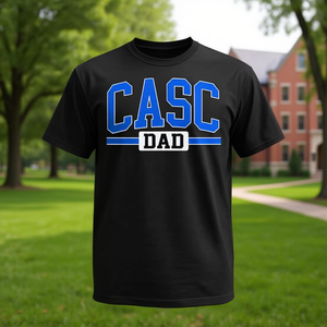 T-shirt noir Carl Albert State College pour hommes, vêtements décontractés - Product Image 3