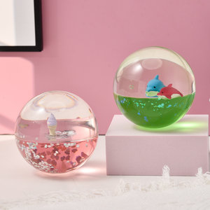 क्रिस्टल गतिशील फ्लोटिंग बर्फ रेत फ्लोटेज टॉय तरल ग्लिटर फ्लोटर पानी जेल बाउंसी बॉल बाउंसी बॉल - Product Image 1