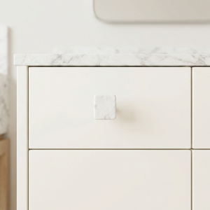 AK Brass Luxury Marble Metal Cabinet Knobs White & Gold Finish Wholesale Price Drawer Shelf Furniture Handle Decorative <b>Hardware</b> - Product Image 4