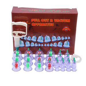 Ensemble de ventouses à vide professionnel de 24 pièces, <span class=keywords><strong>kit</strong></span> de thérapie par ventouses <span class=keywords><strong>Hijama</strong></span> pour le massage du corps et le soulagement de la douleur - Product Image 5
