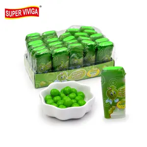 10G Bánh Kẹo Hương Vị Táo Xanh Ngọt Ngào Kẹo Cao Su Bong Bóng Tròn