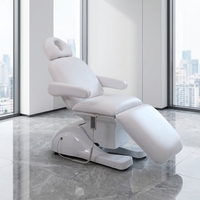 Table de massage électrique pliable à 3 sections en cuir, design moderne, éponge haute densité, cadre métallique, utilisation en spa et salon, CHAOTENG