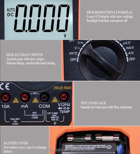 Multímetro Digital VC97 con Rango Automático, True RMS, 3999 Lecturas, Multímetro Digital Profesional - Product Image 3