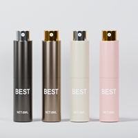 Nouvel Arrivage – Flacons en Verre et Aluminium Transparent de 8 ml et 10 ml, Distributeurs de Parfum Vides, Atomiseurs à Pompe Rechargeables avec Filtre