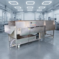 Hexu Automatische Hogedruk Spuitborstel Wasmachine voor Watermeloen Ananas Cantaloupe Meloen