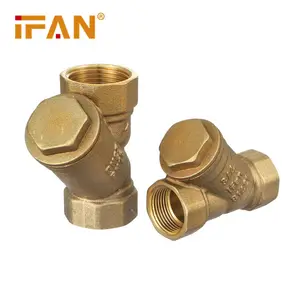 Ifan válvula de filtro de bronze, válvula de filtro de latão de 1/2-4 polegadas pn16, tipo y