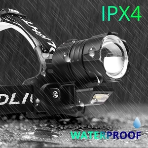 ใหม่ล่าสุด XHP199ที่มีประสิทธิภาพมากที่สุด LED ไฟหน้าแบบชาร์จหัวไฟฉาย LED 18650 USB XHP90กันน้ำตกปลาหัวโคมไฟ