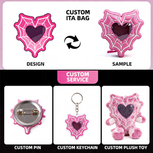 Custom Ita Bag <b>Small</b> Low MOQ Design Demon Slayer Ita Bag Ita Bag pink Tan Faux Croc <b>Handbag</b> <b>Handbags</b> Brand - Product Image 2