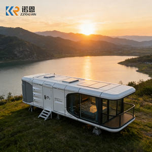 Capsule spatiale mobile de luxe avec pods modernes et cuisine intégrée – Hôtel-resort mobile de glamping, petite <span class=keywords><strong>maison</strong></span> portable - Product Image 5