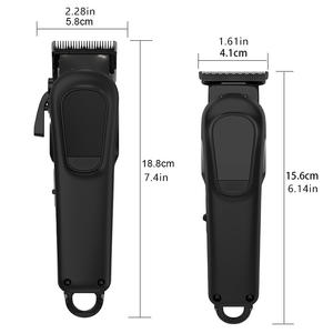 Cortadora de pelo inalámbrica silenciosa para uso doméstico, cuchilla de cerámica, carga rápida para niños/adultos, corte de pelo, juego de recortadora de pelo para padres e hijos - Product Image 4