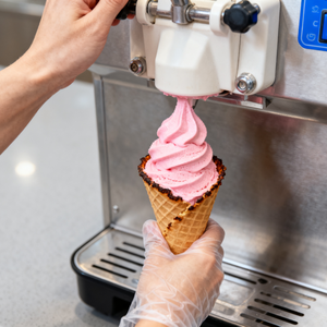 ผงทำไอศกรีมซันเดย์รสสตรอว์เบอร์รีคุณภาพสูง ผงสำเร็จรูปสำหรับทำไอศกรีมนุ่ม พร้อมใบรับรองฮาลาล - Product Image 3