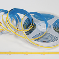 Penjualan Panas COB LED Strip IP20 Tidak Tahan Air Pencahayaan Seragam Tanpa Sambungan 528 LED/m 12V/24V Pemasangan Mudah