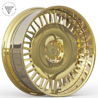 22 "24" 26" Rose Gold Chrome LUCE CUTLASS CHEVELLE MONTE CARLO G BODY BOX CHEVY 5X4.75