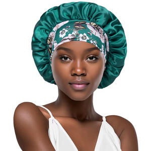 Mode maquillage cheveux Satin <span class=keywords><strong>Bonnet</strong></span> sommeil douche chapeau large bande élastique <span class=keywords><strong>nuit</strong></span> sommeil Bonnets - Product Image 3