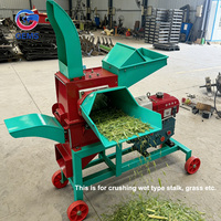 Broyeur de paille pour aliments animaux, moulin à fourrage, coupeuse de tabac, déchiqueteuse, machine à couper les tiges de piment et de soja, machine à couper la paille de pomme de terre