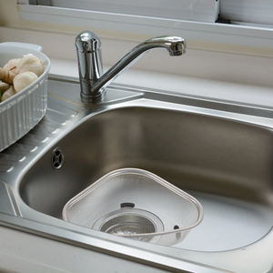 Stainless Steel Drain Basket <b>Strainer</b> Kitchen Sink Triangle Rack Food Waste Container <b>Colanders</b> Storage Baskets - Product Image 3