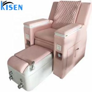 Fauteuil de pédicure Kisen Salon Furniture avec accoudoirs, fonction manucure, lavabo pour les mains, spa pour les pieds, fauteuil de manucure pour salon de manucure - Product Image 1