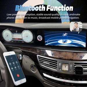 Lecteur multimédia vidéo Android Auto à double écran LCD, autoradio GPS pour Benz Classe S W221 <span class=keywords><strong>S250</strong></span> S350 2006-2013 avec horloge intelligente Carplay - Product Image 5