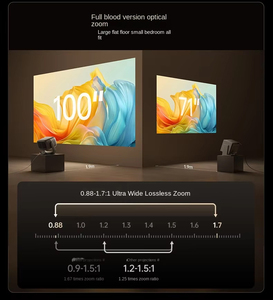 โปรเจคเตอร์เลเซอร์ JMGO N5 Ultra 4K UHD ความสว่าง 6000 ISO Lumens ปรับตำแหน่งได้ 130% หน่วยความจำ 8GB+128GB สำหรับเล่นเกมที่บ้าน โปรเจคเตอร์เลเซอร์ JMGO N5 Ultra 4K - Product Image 4