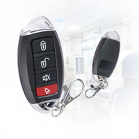 Vente en gros Clone Type 433MHz RF sans fil 4 boutons Télécommande de porte de garage en métal pour portes électriques