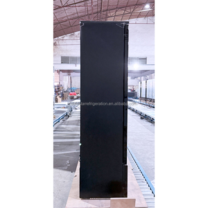 Tienda de comestibles Botella Bebidas 2 puertas Vertical Nevera Refrigerador Puertas de vidrio Enfriador de bebidas - Product Image 2