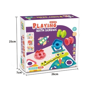 Gioco Educativo Montessori con Ingranaggi e Forme Geometriche, Blocchi Impilabili con Carte Abbinabili per Bambini in Età Prescolare - Product Image 6