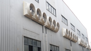 Bonawind 55" <b>Wall</b>-Mounted Industrial Exhaust Fan <b>Ball</b> Bearing Brushless DC Motor IP55 Protection 38800CFM 3-Year Warranty App - Product Image 2